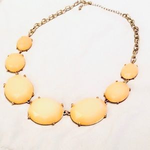 Boutique Peach Jewel/Stone Necklace